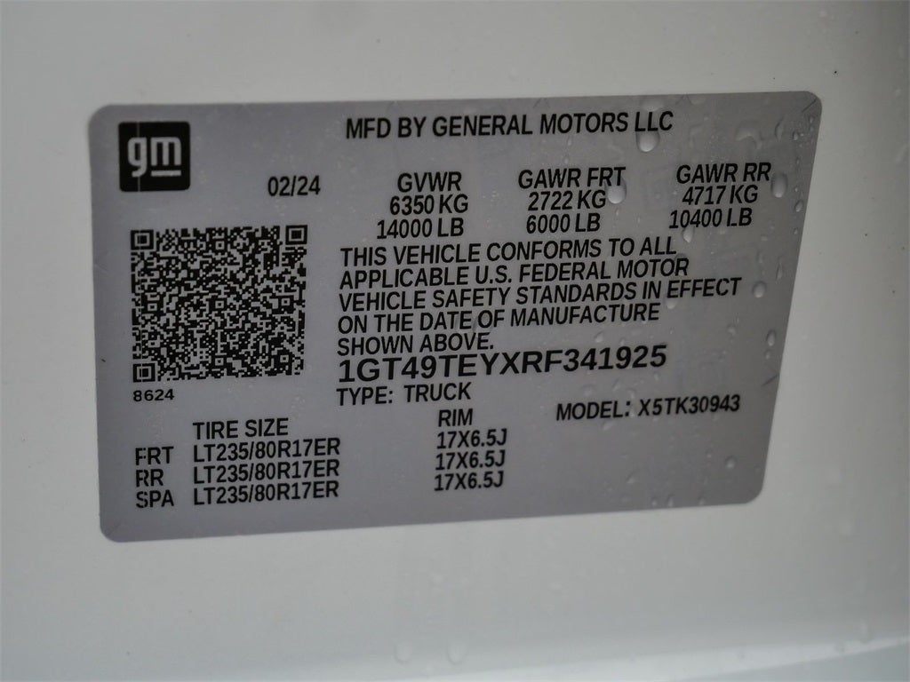 2024 GMC Sierra 3500HD SLE DRW