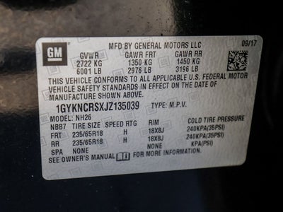 2018 Cadillac XT5 Luxury