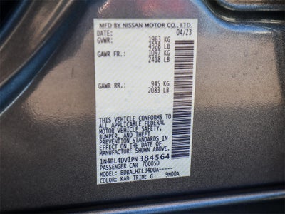 2023 Nissan Altima 2.5 SV