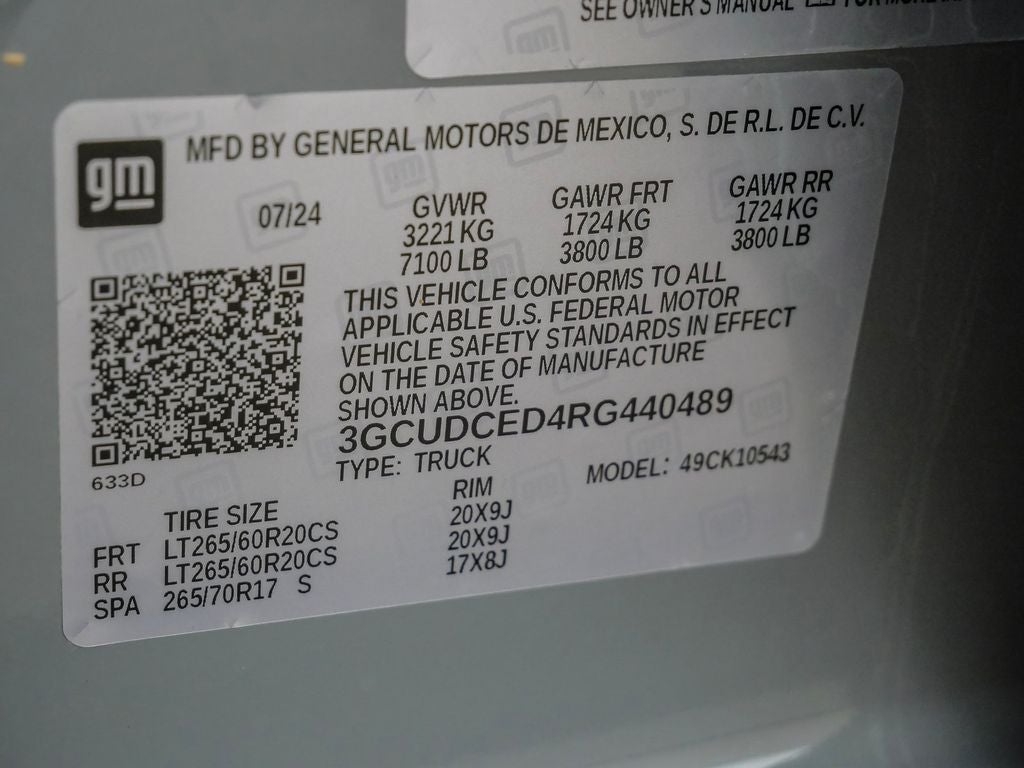 2024 Chevrolet Silverado 1500 Custom Trail Boss Z71