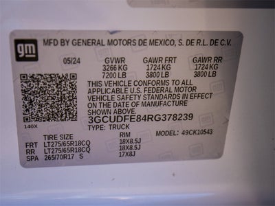 2024 Chevrolet Silverado 1500 LT Trail Boss Z71