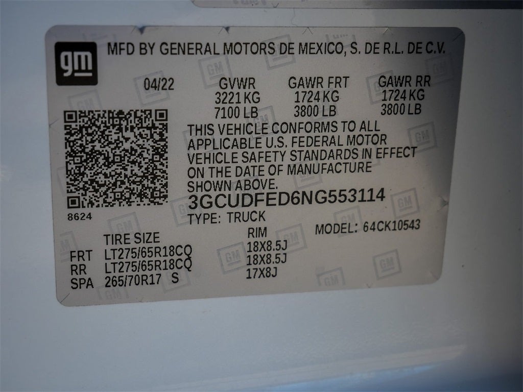 2022 Chevrolet Silverado 1500 LT Trail Boss Z71