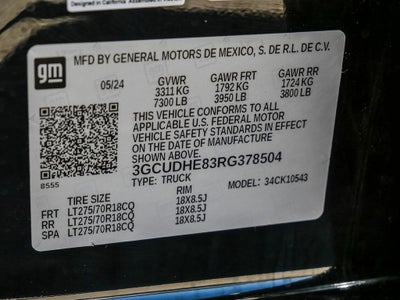 2024 Chevrolet Silverado 1500 ZR2