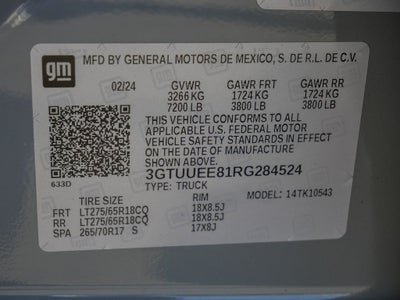2024 GMC Sierra 1500 AT4