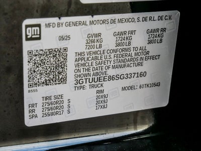 2025 GMC Sierra 1500 AT4
