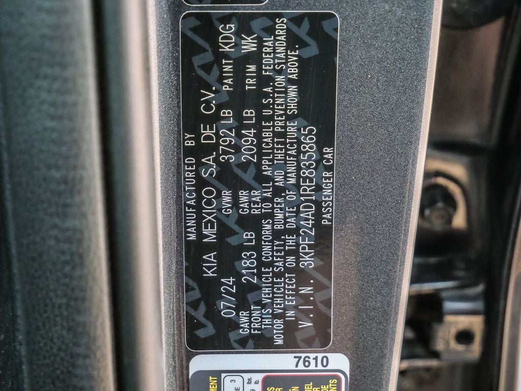 2024 Kia Forte LXS
