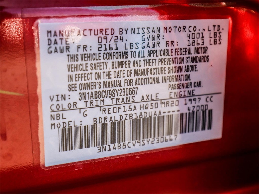 2025 Nissan Sentra SV