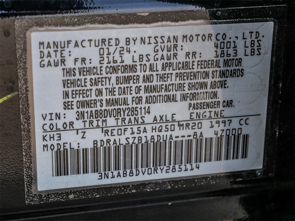 2024 Nissan Sentra SR