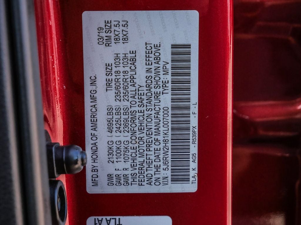 2019 Honda CR-V EX-L