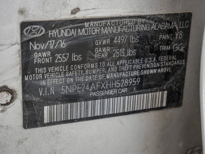 2017 Hyundai Sonata Base