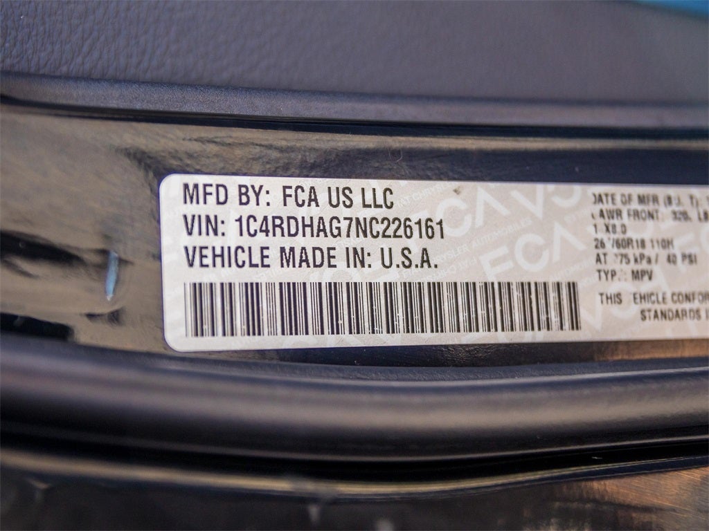 2022 Dodge Durango SXT