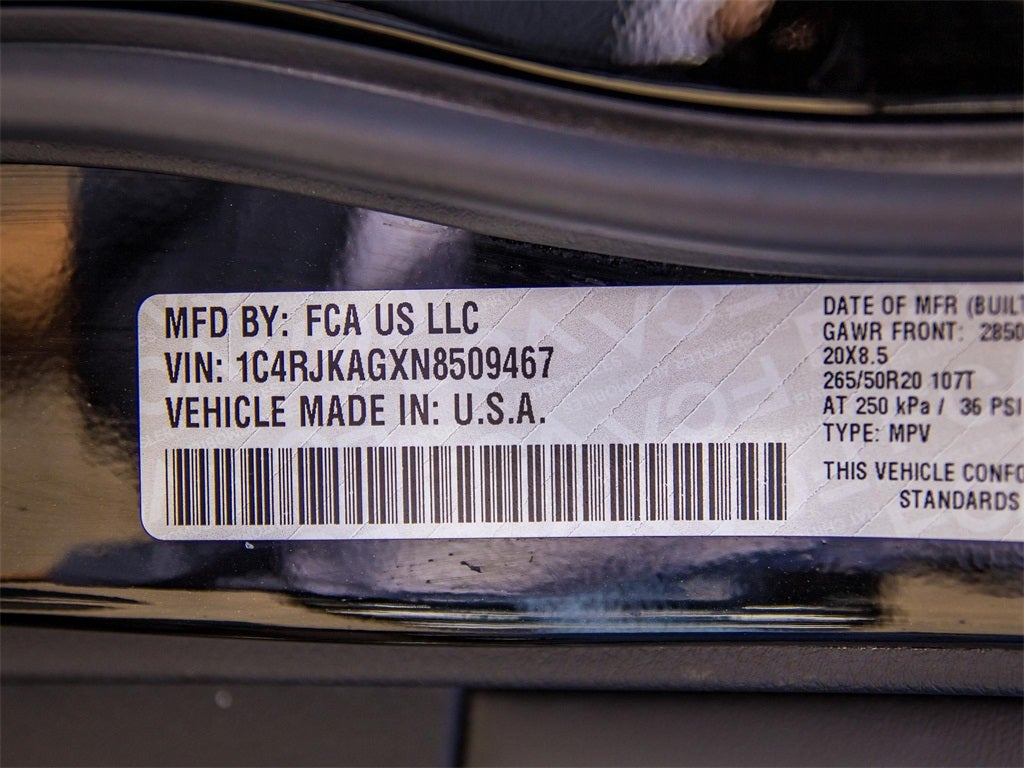 2022 Jeep Grand Cherokee L Altitude