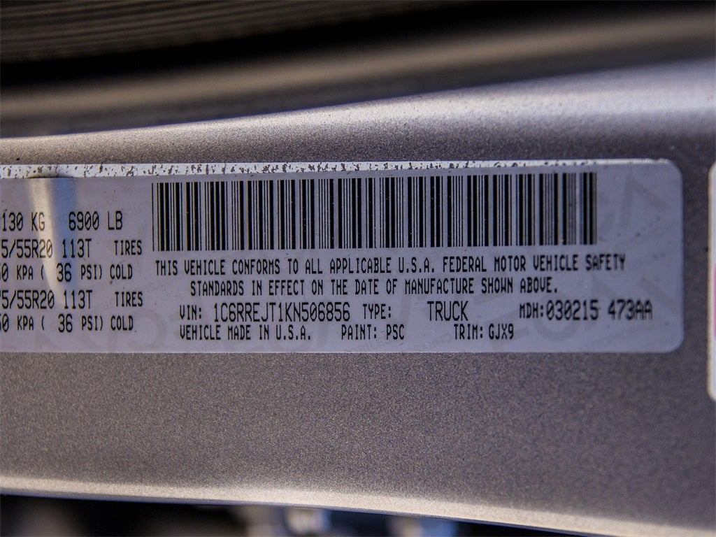 2019 RAM 1500 Laramie