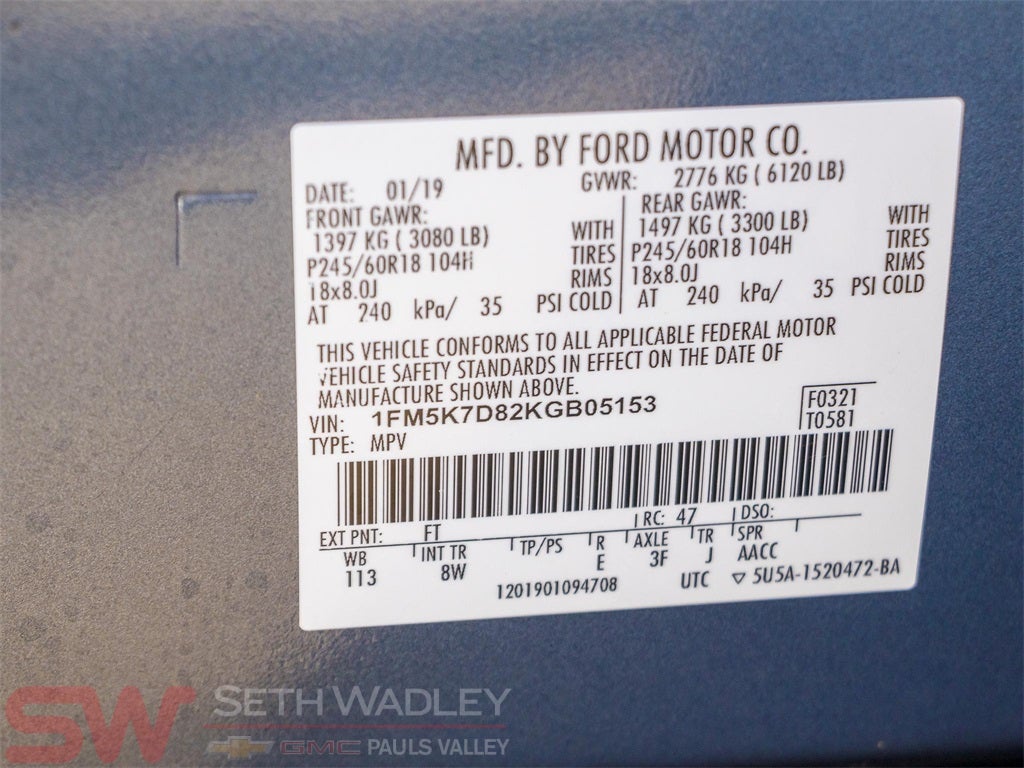 2019 Ford Explorer XLT