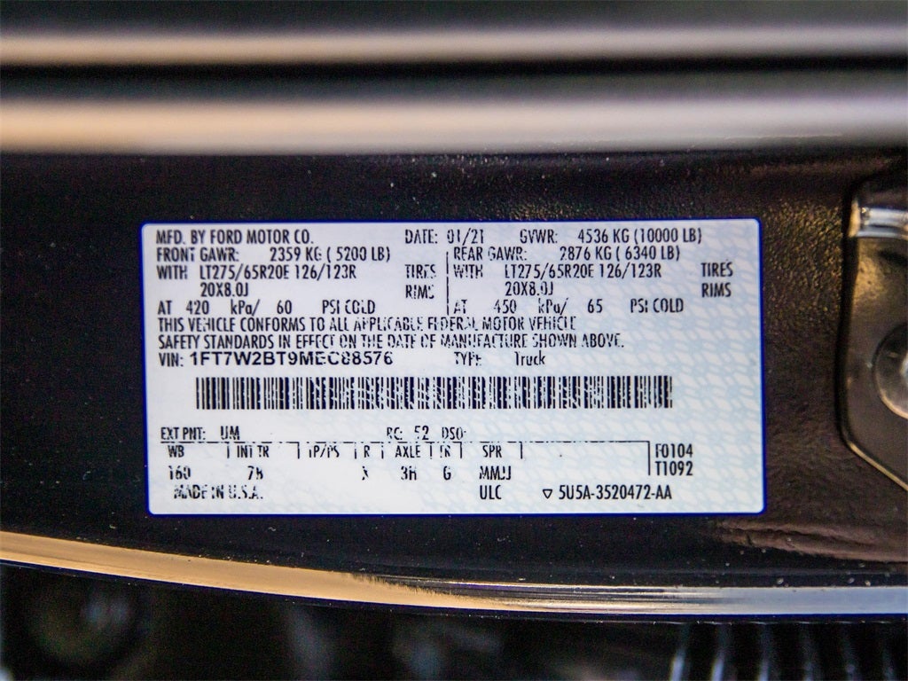 2021 Ford F-250SD Platinum