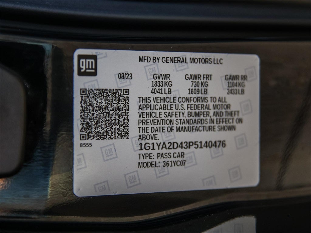 2023 Chevrolet Corvette Stingray 1LT