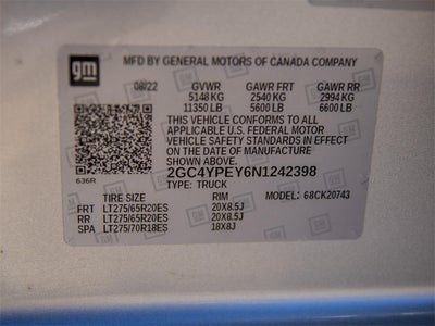 2022 Chevrolet Silverado 2500HD LTZ