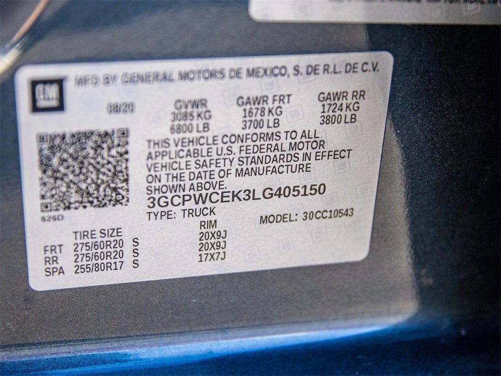 2020 Chevrolet Silverado 1500 LT