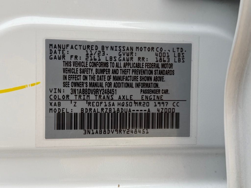 2024 Nissan Sentra SR