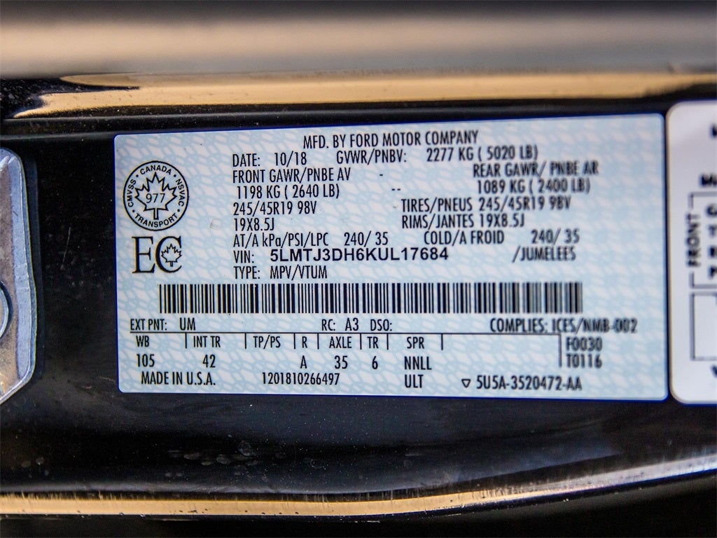 2019 Lincoln MKC Reserve