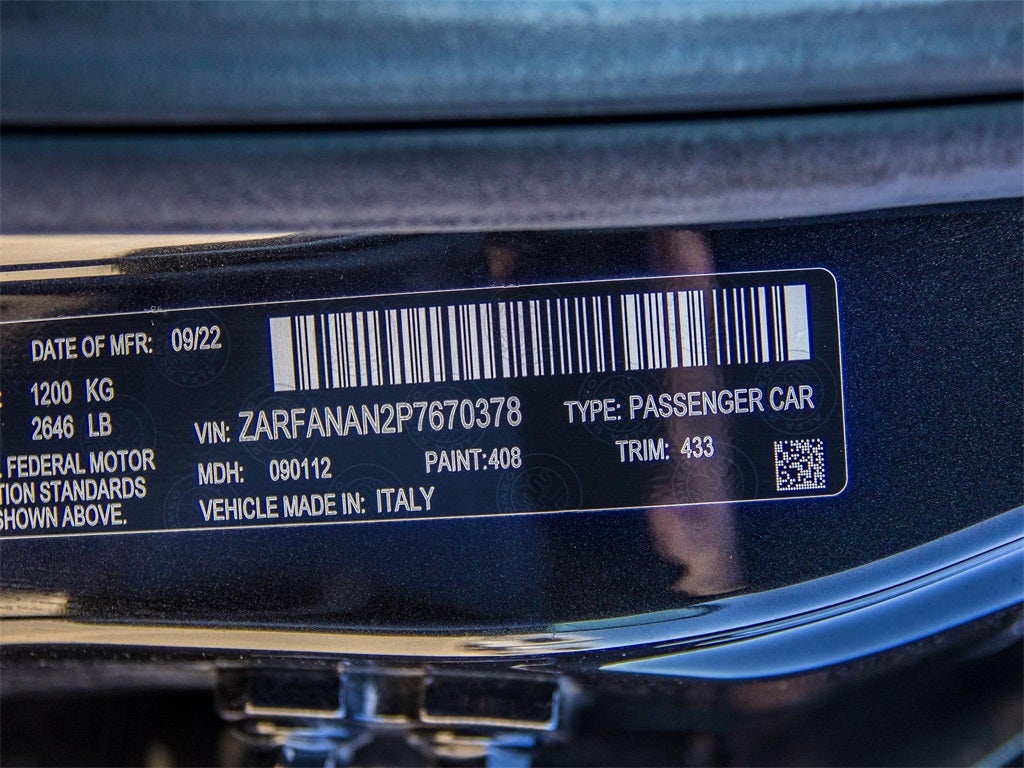 2023 Alfa Romeo Giulia Sprint